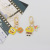 Cartoon Cute SpongeBob Key Chain Paida Star AirPods Key Chain Bag Pendant Accessories Key Ring