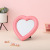 Ins Online Sensation Heart Makeup Mirror Small Heart-Shaped Desktop Wall Hanging Decorative Mirror Girl Heart Student Dormitory Mirror