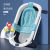 Baby Bathtub Bathtub Baby Foldable Toddler Sitting and Lying Large Size Bath Bucket Kids Home Newborn Children's Products