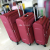 Luggage Luggage Password Suitcase Luggage Fabric Zipper Suitcase Three-Piece Trolley Case