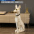 Living Room Large Floor Dog Ornaments Soft Decoration Light Luxury Housewarming Gifts Nordic Home Decoration Wholesale