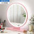 Mirror Makeup Mirror LED Light for Boys and Girls for Dormitory Ins Desktop Vanity Mirror Home High-Definition JZ Mirror