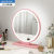 Mirror Makeup Mirror LED Light for Boys and Girls for Dormitory Ins Desktop Vanity Mirror Home High-Definition JZ Mirror