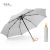 Wholesale Simple Pure Color Artistic Wooden Handle Umbrella Fully Automatic Umbrella Three Folding Sunny Umbrella Creative Gift Umbrella Printed Logo