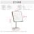 Light Luxury Makeup Mirror Led Desktop Desktop Vanity Mirror Light Fill Mirror 3 Times 5 Times Magnification Square Hairdressing Mirror