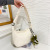 Factory Canvas Bag Simple Crossbody Dumpling Bag Korean Style Single Shoulder Crossbody Female Student Canvas Bag Men and Women Korean Style Ins