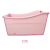 Foldable Adult Bath Barrel Basin Adult Bath Bucket Female Bathtub Full Body Household Bathtub Children Bath Bucket Plastic