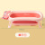 Large Thickened Children's Folding Bathtub Newborn Toddler Bathtub Baby Sitting and Lying Bathtub Folding Bath Barrel