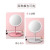 Makeup Mirror Led Rechargeable Desktop Dimmable Dressing Mirror Dormitory Fill Light Mirror with Light Internet Celebrity Gift Wholesale