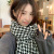 Factory Direct Supply Winter Warm Couple Knitted Plaid Scarf Korean Style All-Matching Tassel Contrast Color Houndstooth Scarf for Women