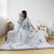 @ Single Watch TV Pajamas Can Be Worn on Bed Anti-Kicking Blanket Winter Pillow Blanket Thin Quilt with Sleeves