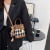 This Year's Popular Small Bag for Women 2022 Spring New Fashion Special-Interest Messenger Bag Texture Rhombus Portable Bucket Bag