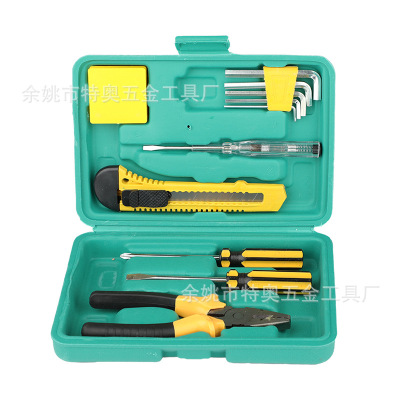 Vehicle-Mounted Home Use Tool Repair Hardware Kits Manual Screwdriver Tool Set Gift Toolbox