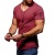 Foreign Trade Men's Clothing Men's Short Sleeved T-shirt European and American V-neck Men's Solid Color Summer Sports Short Sleeve