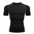 Foreign Trade Men's Fitness Short Sleeve Sports Running Tight round Neck T-shirt Fashion Basketball Compression Quick Drying Clothes
