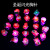 Christmas Toys Luminous Ring Set LED Flash Finger Lights Seven Colors Noctilucent Bracelet Set Cross-Border Gifts