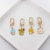 Cute Cartoon Magic Baby Pikachu Keychain Poke Ball AirPods Alloy Pendant Bag Accessories Hanging