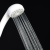 Single-Function New Material White Point Star Shower Head