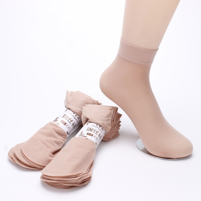 Spring and Autumn Best-Selling Steel Wire Stocking Wear-Resistant Anti-Snagging Women's Short Stockings Super Elastic Super Soft Wear Non-Broken Velvet Socks