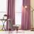 Velvet & Linen Customized Cotton and Linen Curtain Fabric Simple Modern Blackout Curtains Living Room Bedroom Bay Window Floor Curtains Wholesale