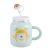 Rainbow Bear Ceramic Cup Manufacturer Mug Simple Couple Cup with Cover Spoon Coffee Cup Milk Cup Tea Cup