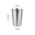 304 Stainless Steel Water Cup Nordic Ins Internet Celebrity Beer Cold Drink Juice Milk Glass Simple Home Shatter Proof Portable Cup