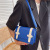 Trendy Stitching Small Bag for Women 2022 New Contrast Color Fashion Simple Small Square Bag Korean Style Casual Shoulder Messenger Bag