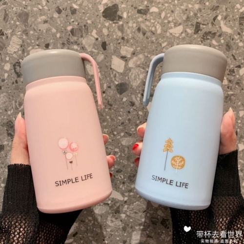 water cup thermal insulation cup children‘s glass water cup cute cup printing logo gift