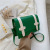 Trendy Stitching Small Bag for Women 2022 New Contrast Color Fashion Simple Small Square Bag Korean Style Casual Shoulder Messenger Bag