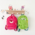 Cartoon Cute Children Backpack Funny Cartoon Pattern Boys Small Backpack Plush Doll Solid Color Girls Schoolbag