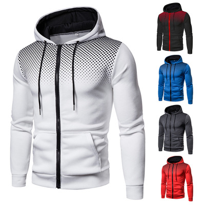 Foreign Trade Men's Sports Fitness Men's Spring, Autumn and Winter Warm Hoodie Top Men's Sweater