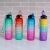 1000ml Amazon Hot Sale Hot Sports Bottle Cup with Straw Frosted Gradient Color Cup Bullet Cup Can Be Fixed Color