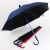 Internet Celebrity Curved Handle with Waterproof Cover Umbrella Gentleman Umbrella Vinyl Rain Or Shine Dual-Use Umbrella Color Aviation Fiber Framework Umbrella