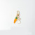 INS Cute Bunny Car Key Ring Alloy Cartoon Girlish Metal Carrot Mushroom Bag Ornaments