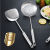 Household Kitchen Thickened Stainless Steel Spoon Spatula Spatula Kitchenware Set Spatula Large Spoon Spatula