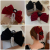New Flannel Fabric Suitable for All Kinds of Bowknot Barrettes Back Head Updo Hair Claw Korean Elegant Hair Accessories Women