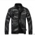 Foreign Trade Men's Faux Leather PU Leather Coat Slim Fit Warm Motorcycle Men's Leather Jackets