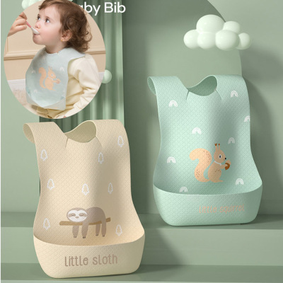 In Stock Wholesale Disposable Baby Food Thickened Waterproof Saliva Towel Portable Eating Anti-Dirty Kids' Bib