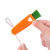 Creative Carrot Cup Brush Three-in-One Cup Lid Cleaning Brush Nipple Gap Groove Cleaning No Dead Angle Brush