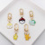 Cute Cartoon Magic Baby Pikachu Keychain Poke Ball AirPods Alloy Pendant Bag Accessories Hanging