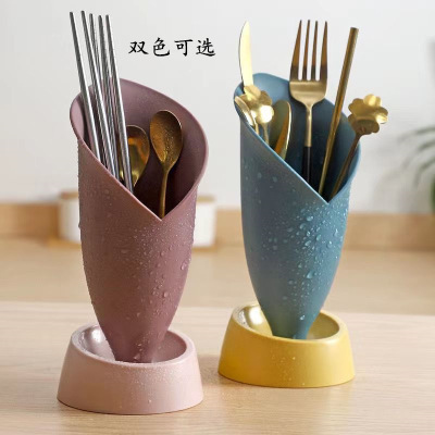 Kitchen Chopstick Tube Chopsticks Box Storage Rack Storage Box Desktop Pen Holder Chopsticks Basket Household Spoon Drain Chopsticks Cage