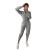 Foreign Trade Women's Clothing European and American Long Sleeve Zipper Foreign Trade Casual Homewear Suit Female Export
