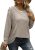 2022 European and American Foreign Trade Cross-Border Women's Clothing Amazon Hot Double-Layer round Neck Fastener Decoration Long Sleeve Sweater T-shirt