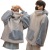 2022 Spring New Self-Closing Shark Sweater Women's Winter Cute Couple Hooded Lambswool Fleece Padded Coat