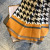 New Large and Small Houndstooth High-Grade Fashion Scarf Elegant Autumn and Winter Thickened Office Warm All-Matching Shawl