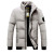 Foreign Trade Men's Cotton-Padded Clothes Winter Warm Padded down Jacket Short Wadded Jacket Men's Stand Collar Coat Export