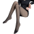 Internet Celebrity Letters Stockings Sexy Black Silk Bare-Leg Socks Anti-Snagging Leggings Fleece-Lined Breathable Leggings