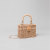 Wholesale Paper String Crossbody Straw Woven Bag Classic Style Spot Crossbody Straw Bag Girls Chain Handmade Rattan Bag