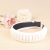 Pleated Headband Cross-Border Fashion PU Leather Solid Color Leather Headdress Fashion Pressure Hair Accessories Women