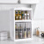 Flip Storage Cabinet Kitchen Snack Multi-Layer Organize Lockers Plastic Transparent Clothes Slit Frame Makeup Storage Box